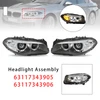 Front Left+Right HID Xenon Headlight W/o AFS For BMW 5Series 528i 535i 2014-2017