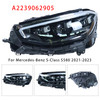 Left LED Headlight Assembly A2239062905 For Mercedes-Benz S-Class S580 2021-2023