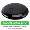 Spare Wheel Tyre Cover for Land Rover Defender 90 110 130 2020-2025 Gloss Black