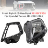 Front Right LED Headlight 92102CW150 For Hyundai Tucson SEL 2022-2024