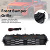 Black Front Bumper Grille Grill Fit Toyota Tacoma 2024+ With Led & Light Bar