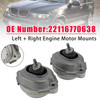 Left + Right Engine Motor Mounts 22116770638 For BMW X5 E53 3.0d 2001-2006