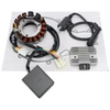 CDI Box Ignition Coil Stator Regulator Gasket Set For Kawasaki KLR650 1987-2007