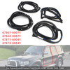 4Pcs Door Weatherstrip For Toyota Land Cruiser Fj80 Fzj80 Hzj81 Hdj80 1990-1998