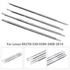 4Pcs Car Outer Window Weatherstrip Seal Belt For Lexus RX270/350/450H 2008-2014
