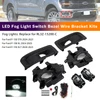 LED Fog Light Switch Bezel Wire Bracket Kits For Ford F150 STX XL XLT 2024-2025