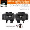 LED Fog Light Switch Bezel Wire Bracket Kits For Ford F150 STX XL XLT 2024-2025