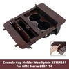 Console Cup Holder Woodgrain 23164631 For GMC Sierra 2007-2014