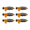 6PC E7T25080 Fuel Injectors 60V-13761-00-00 For Yamaha Outboard 250 300 HP