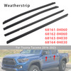 4PCS Door Weatherstrips 68161-04060 For Toyota Tacoma 2016-2023