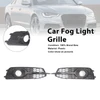 2X Car Front Bumper Fog Light Grilles For Audi A6 C7 S-Line 2012-2014