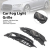 2X Car Front Bumper Fog Light Grilles For Audi A6 C7 S-Line 2012-2014