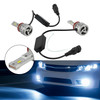 LED Headlight Bulb Kit High Low Beam H8 H9 H11 12V 55W 6500K 4000LM For HELLA