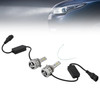 LED Headlight Bulb Kit High Low Beam HIR2 9012 12V 55W 6500K 4000LM For HELLA