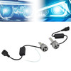 LED Headlight Bulb Kit High Low Beam HIR2 9012 12V 55W 6500K 4000LM For HELLA