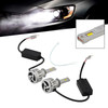 LED Headlight Bulb Kit High Low Beam Lamp H1 12V 55W 6500K 4000LM For HELLA