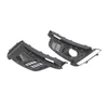 2PCS Front Bumper Fog Light Grille Cover Fit Audi A5 S5 S-Line 2018-2019