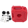 5L Oil Gas Container Anti-static Jerry Can Fuel Tank Red For Touring Adventure
