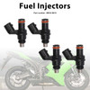 4PC Fuel Injectors 49033-0015  For Kawasaki Ninja ZX6R ZX600R ZX600P 07-12