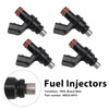 4PC Fuel Injectors 49033-0015  For Kawasaki Ninja ZX6R ZX600R ZX600P 07-12