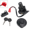 4-Wire Ignition Switch Fuel Cap Helmet Lock Set For Yamaha XT 250 X Serow 05-17