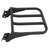 Sissy Bar Backrest Luggage Rack For Heritage Softail Dyna Sportster 1986+ Black
