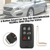 6 Button Smart Car Key Fob KR55WK49266 902Mhz ID46 Chip For Volvo