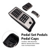 Pedal Set Pedals Pedal Caps For Audi Q7 4MB 2015-2025 Q8 4MN 2018-2025