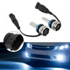 LED Headlight Bulb Kit High Low Beam H11 12V 24W 6500K Fan Cooling For HELLA