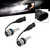 LED Headlight Bulb Kit Hi/Low Beam H8 H9 H11 12V 24W 6500K Fan Cooling For HELLA