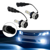 LED Headlight Bulb Kit Hi/Low Beam HIR2 9012 12V 24W 6500K Fan Cooling For HELLA