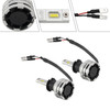LED Headlight Bulb Kit High Low Beam H3 12V 24W 6500K Fan Cooling For HELLA