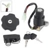 4-Wire Ignition Switch Fuel Cap Helmet Lock Set For Yamaha XT 600K XT600 91-94