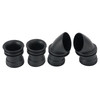 4x Air Box Rubber Adapter Boot Set For Kawasaki KZ550 KZ550C LTD KZ650 KZ650C