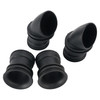 4x Air Box Rubber Adapter Boot Set For Kawasaki KZ550 KZ550C LTD KZ650 KZ650C
