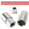 2PCS Spare Wheel Handle Cnc Socket Tool for Toyota Lexus Highlander 51942-28010