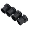 4x Air Box Rubber Adapter Boot Set For Kawasaki KZ900 KZ1000 KZ1000K LTD Z1 Z1R