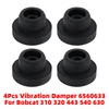 4Pcs Vibration Damper 6560633 For Bobcat 310 320 443 540 630 743 751 753 873