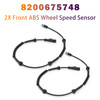 2X Front ABS Wheel Speed Sensor for Opel Vauxhall Vivaro A X83 8200675748