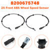 2X Front ABS Wheel Speed Sensor for Opel Vauxhall Vivaro A X83 8200675748