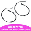 2X Front ABS Wheel Speed Sensor for Opel Vauxhall Vivaro A X83 8200675748