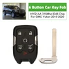 6 Button Car Key Fob HYQ1AA 315Mhz ID46 Chip For GMC Yukon 2015-2020