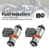 2PC Fuel Injectors IWP-029 For Electra Glide Street Glide Road King 08-17