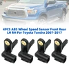4PCS ABS Wheel Speed Sensor Front Rear LH RH For Toyota Tundra 2007-2017