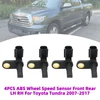 4PCS ABS Wheel Speed Sensor Front Rear LH RH For Toyota Tundra 2007-2017