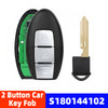 2 Button Car Key Fob S180144102 433Mhz NSN14 Chip For Nissan X-Trail 2014-2017
