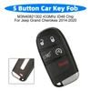 5 Button Car Key Fob M3N40821302 433Mhz ID46 Chip For Jeep Grand Cherokee 2014-2020