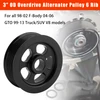 3" OD Overdrive Alternator Pulley 6 Rib Billet Aluminum For LS1 LS2 LS3 LS6