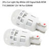 2Pcs Car Light Sky White LED Signal Bulb W5W T10 2880SW 12V 1W For OSRAM