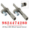2X Rear Right&Left ABS Wheel Speed Sensor for Citroen 9824474280